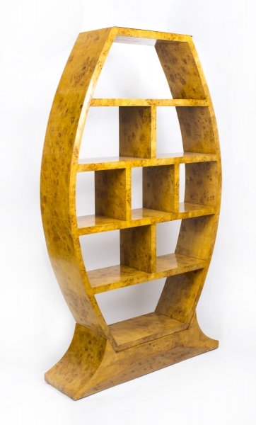 Large Art Deco Style  Maple Room Divider Bookcase | Ref. no. 01918 Large | Regent Antiques